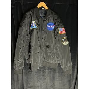 Spirit Halloween NASA Bomber Jacket XL – Space Explorer Vibes